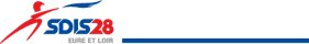 Logo SDIS 28 + filet